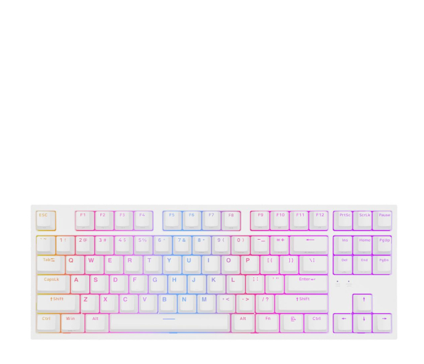 Genesis Thor 404 TKL Gateron Yellow PRO biała NKG-2070 - 1189678 - zdjęcie